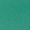 Turquoise vinyl upholstery fabric swatch in vibrant blue-green color