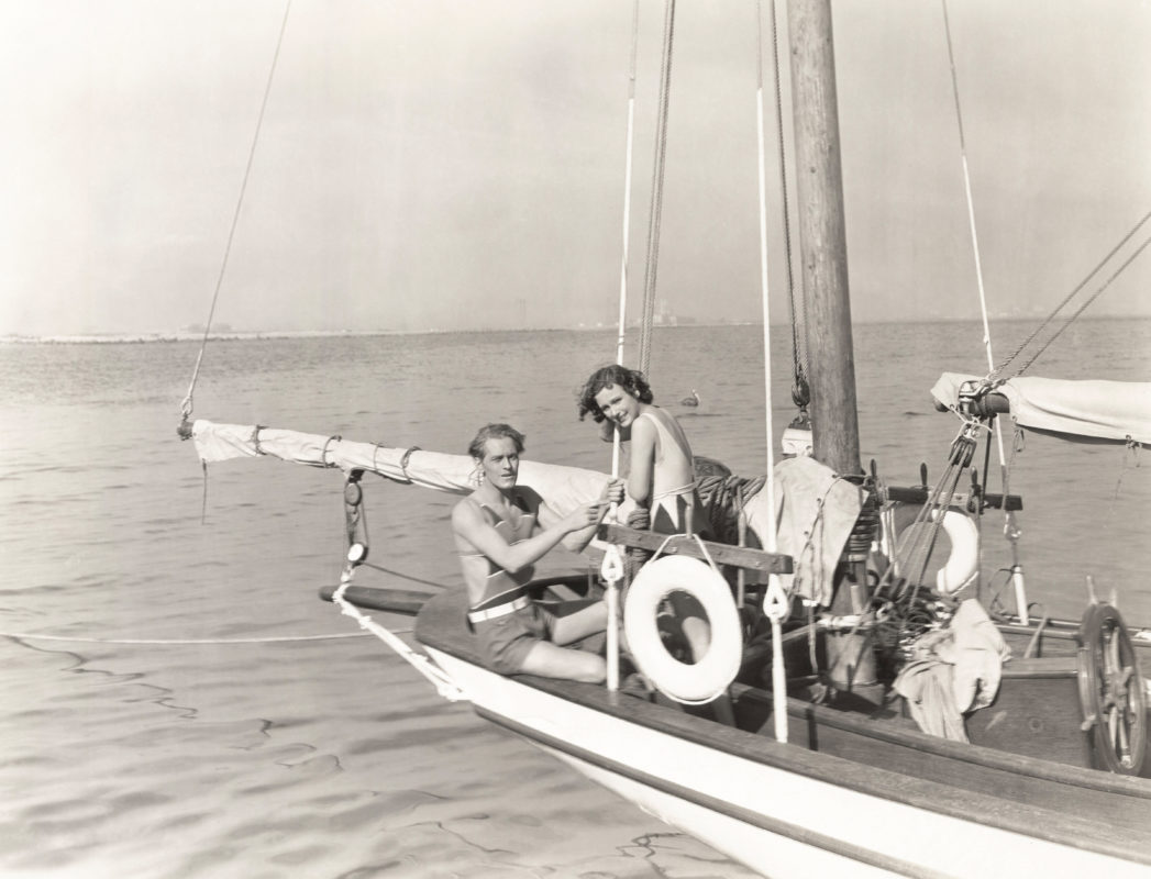 Vintage Boat Party Photo | All Vinyl Fabrics