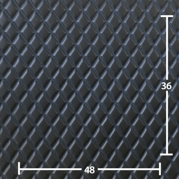 Black Quilt Blue Thread