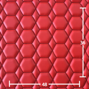 Red Quilt Black Thread