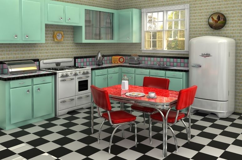 How to Decorate Your Kitchen in a Retro-Diner Style