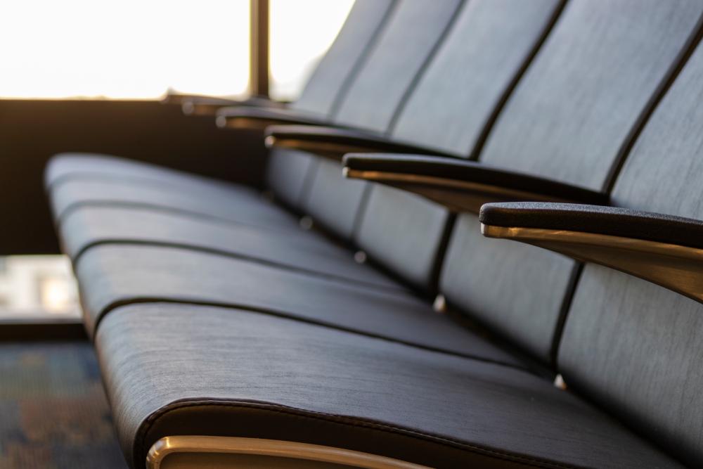 Vinyl upholstery fabric abrasion testing showing durability for high wear use